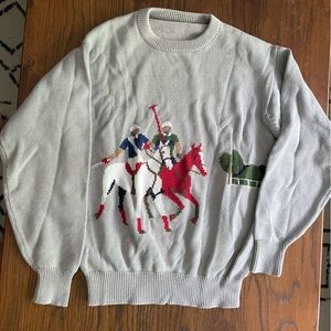 Vintage polo crew neck